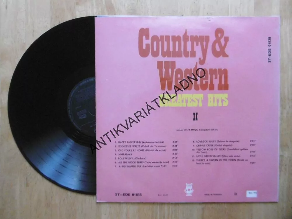 COUNTRY A WESTERN, GREATEST HITS II.
