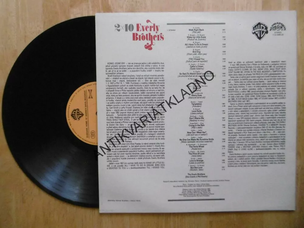 EVERLY BROTHERS, 2X10,, LP