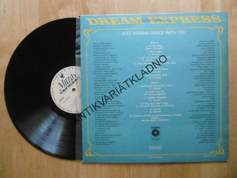 DREAM EXPRESS, JUST WANNA DANCE WITH YOU, LP