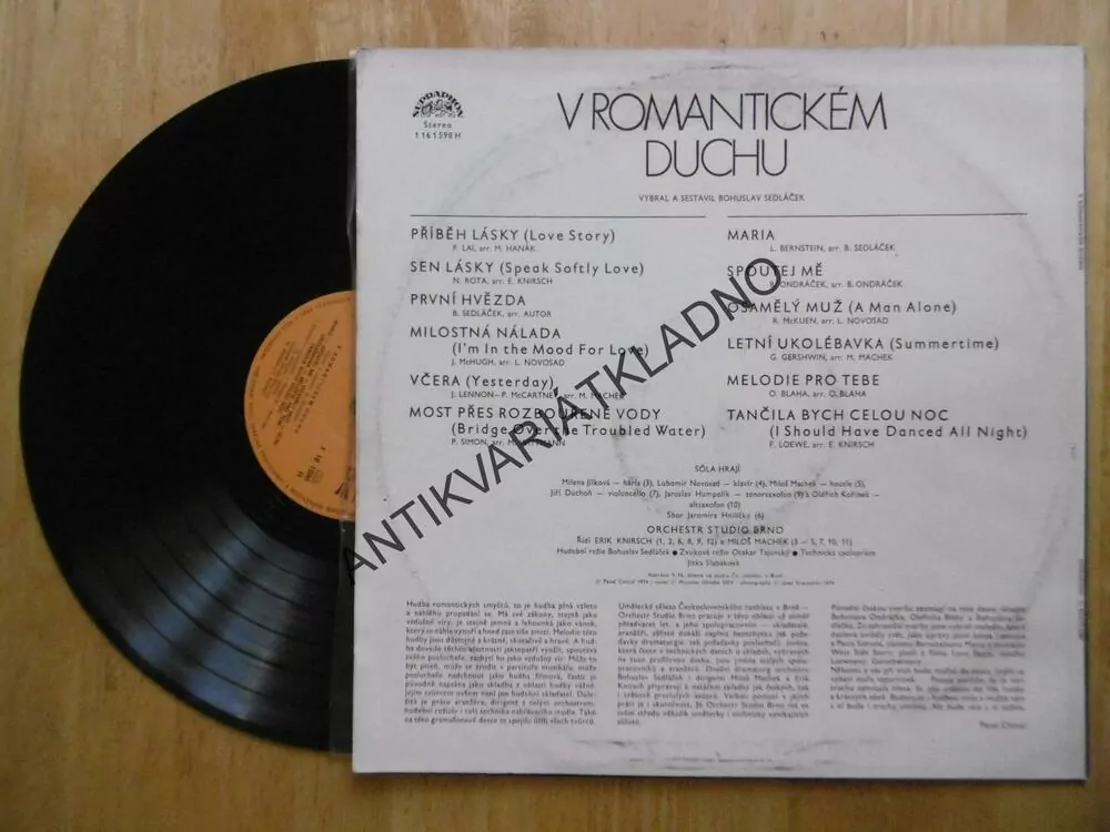 V ROMANTICKÉM DUCHU, LP