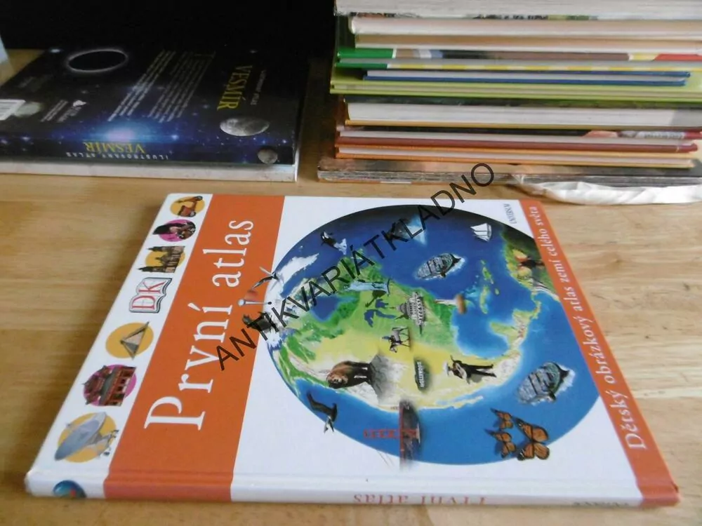 PRVNÍ ATLAS, DĚTSKÝ OBRÁZKOVÝ ATLAS ZEMÍ CELÉHO SVĚTA, **an