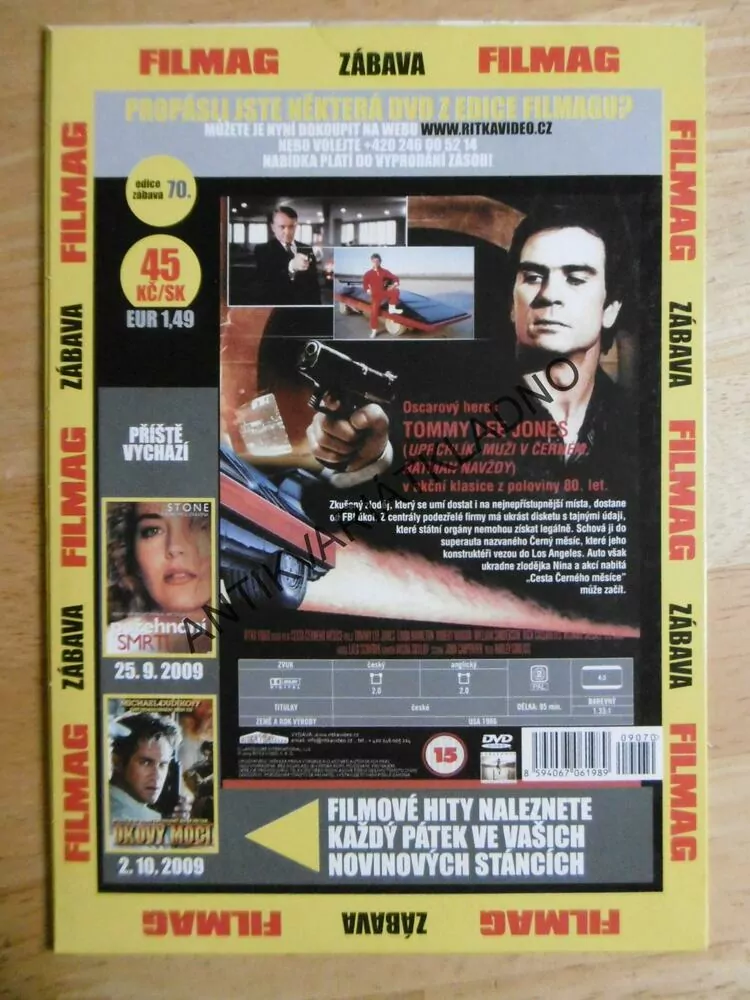 CESTA ČERNÉHO MĚSÍCE, JOHN CARPENTER, DVD FILM
