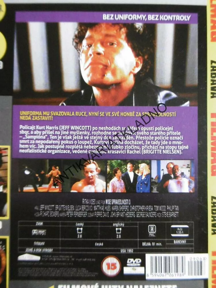 MISE SPRAVEDLNOSTI 3, JEFF WINCOTT, DVD FILM