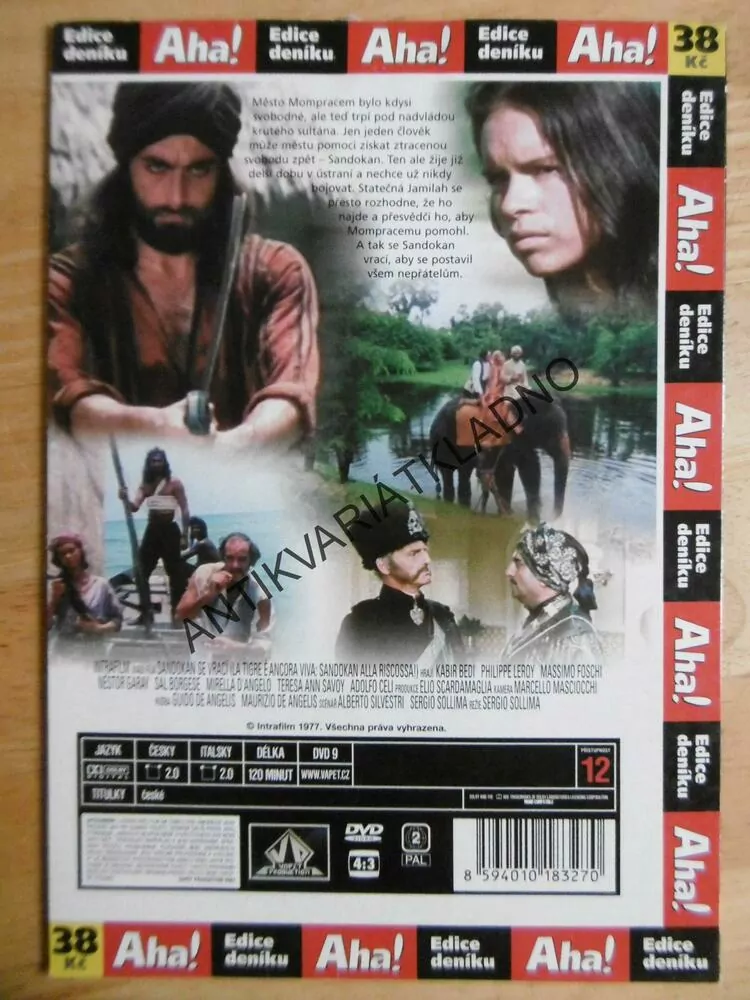 SANDOKAN SE VRACÍ, DVD FILM