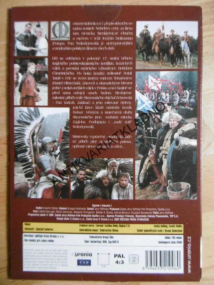 OHNĚM A MEČEM, DVD FILM