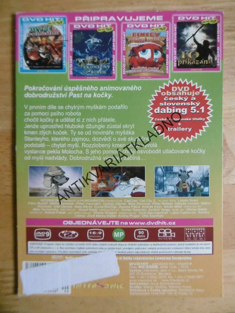 PAST NA KOČKY 2: ĎÁBLOVA KOČKA, DVD FILM