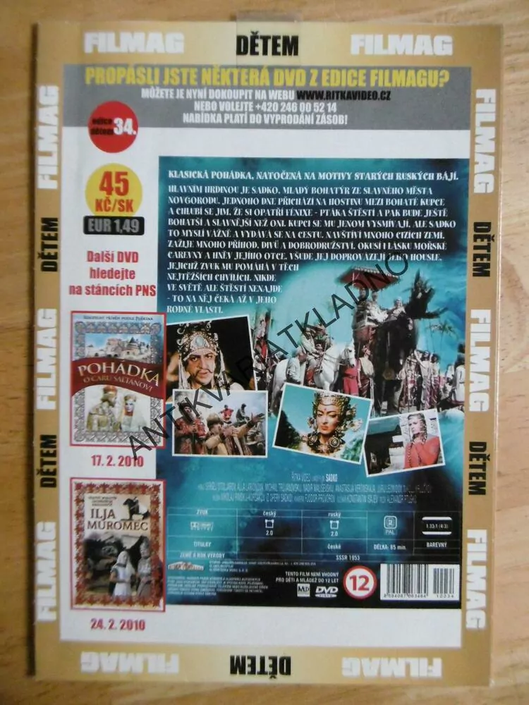 SADKO, DVD FILM 