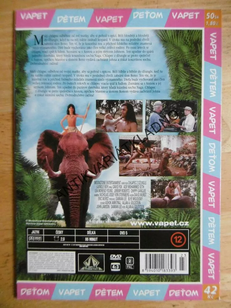 CHLAPEC Z DŽUNGLE, DVD FILM 