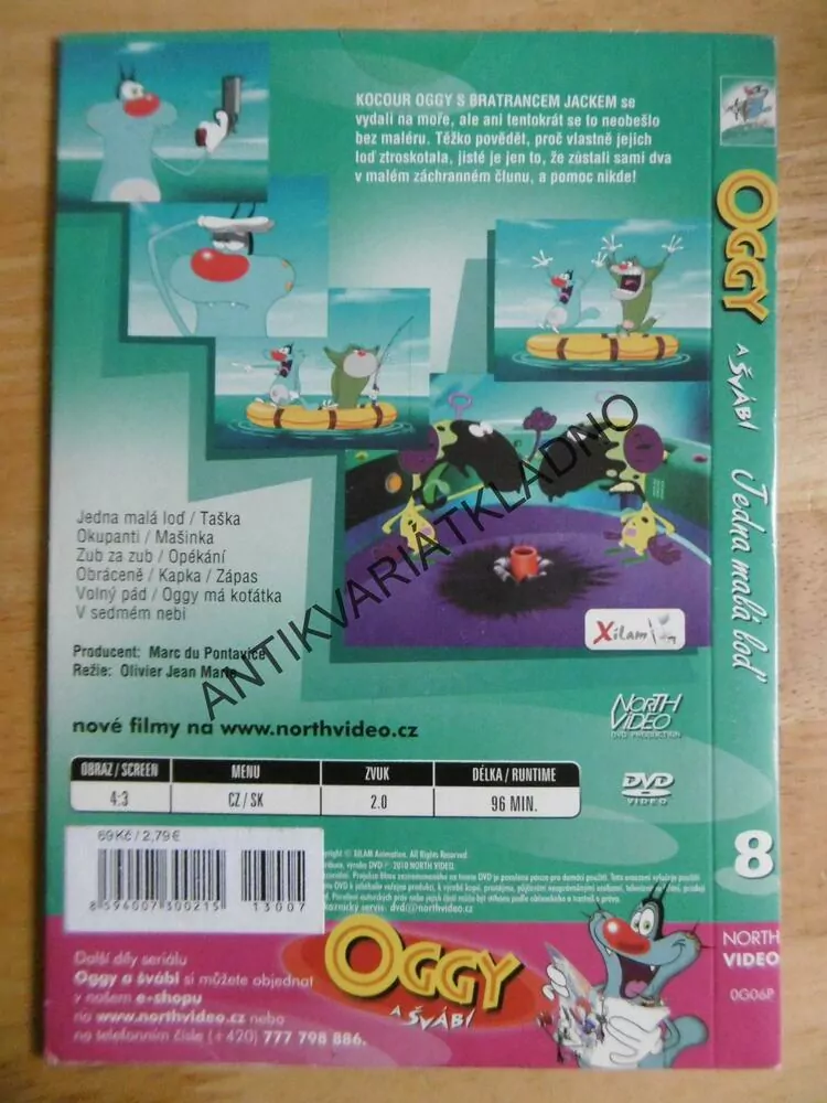 OGGY A ŠVÁBI, DISK 8, DVD FILM 