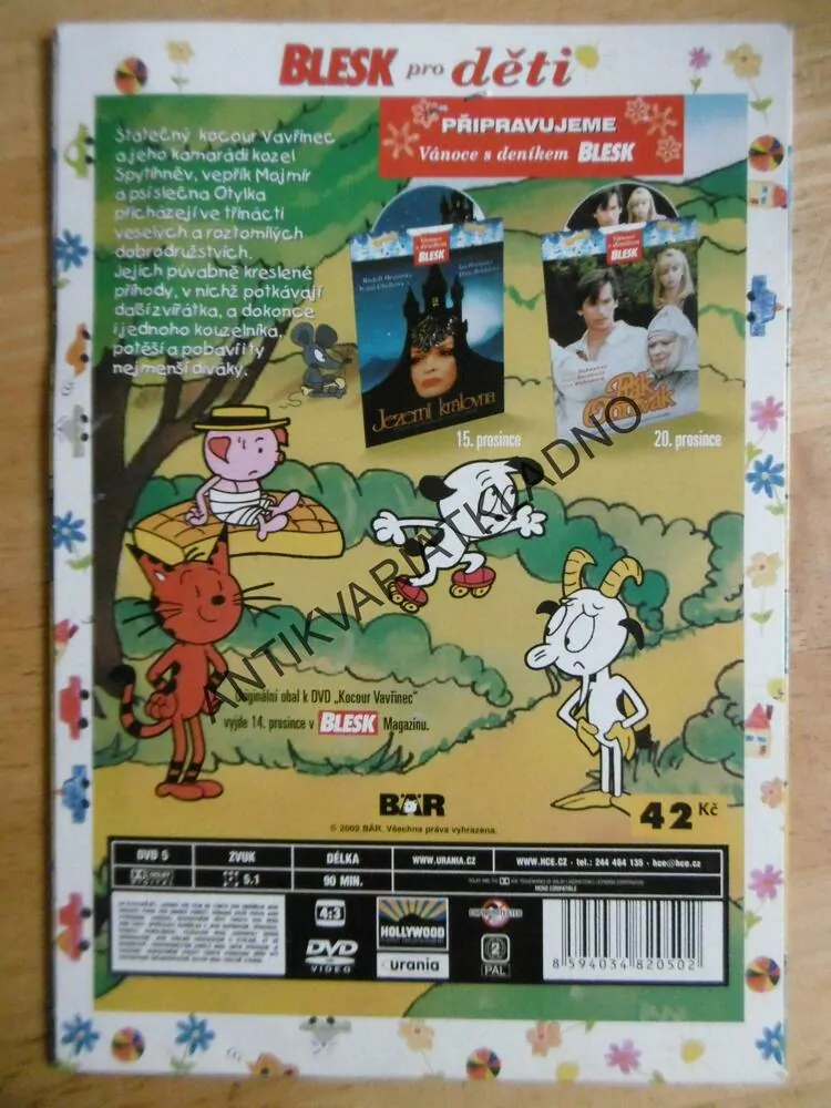 KOCOUR VAVŘINEC A JEHO PŘÁTELÉ, DVD FILM