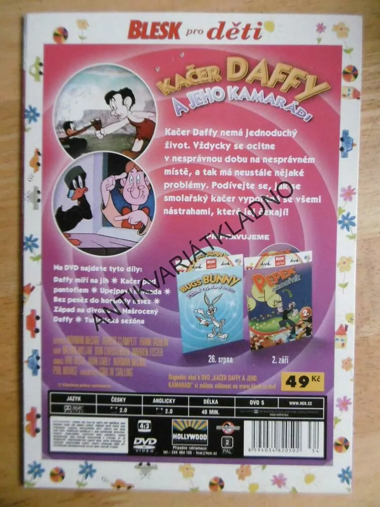 KAČER DAFFY A JEHO KAMARÁDI, DVD FILM 