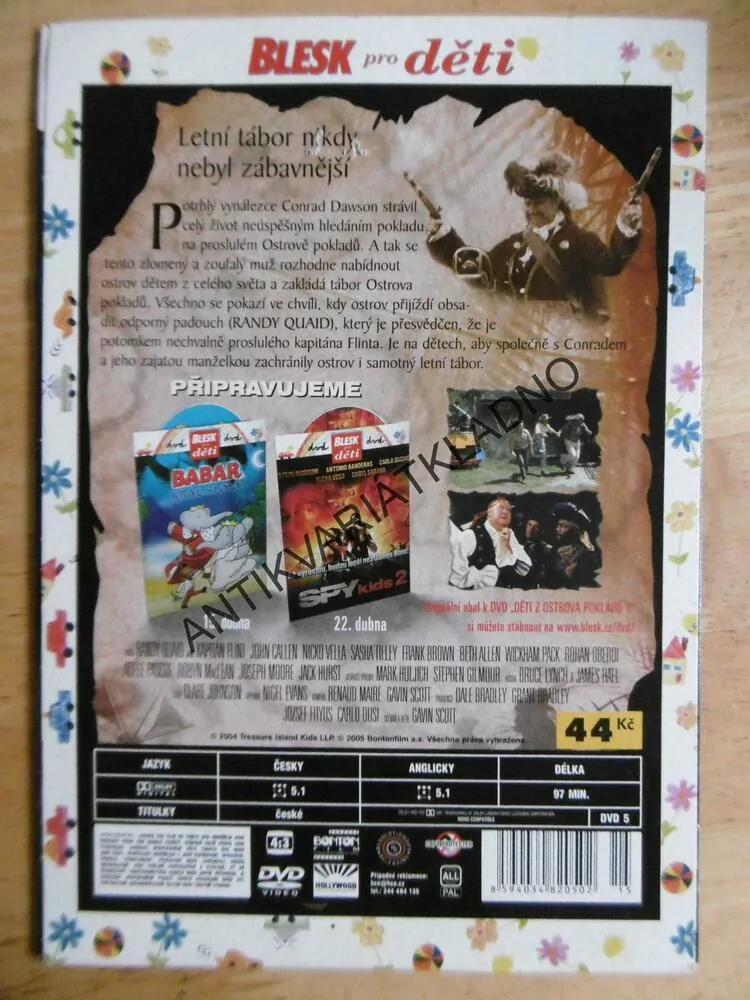 DĚTI Z OSTROVA POKLADŮ, DVD FILM