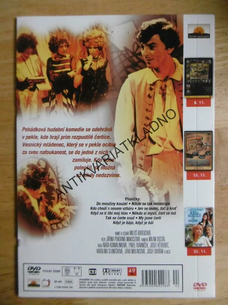 TANEČEK PŘES DVĚ PEKLA, DVD FILM