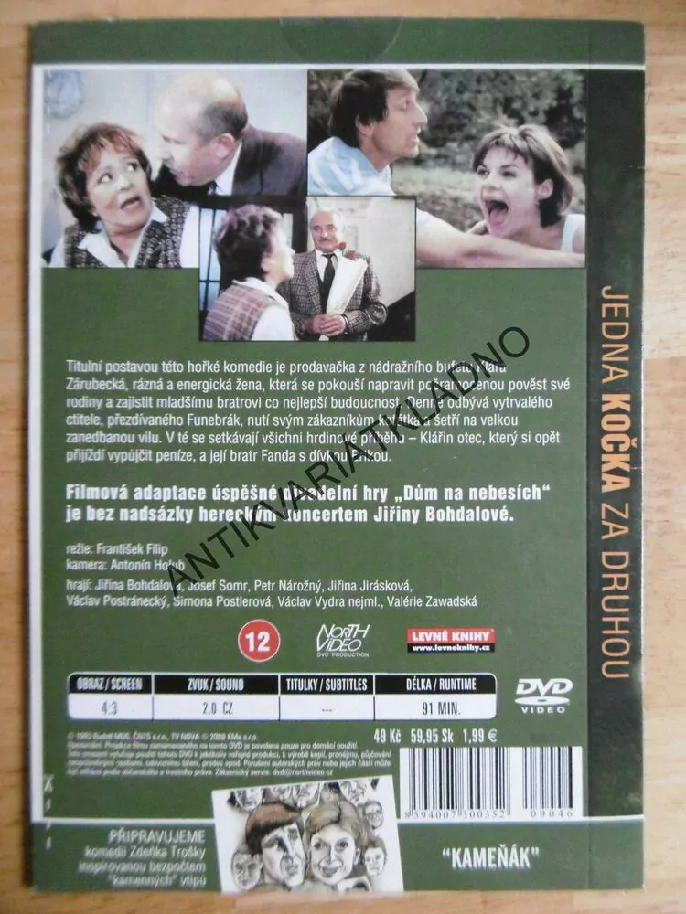 JEDNA KOČKA ZA DRUHOU, DVD FILM ČR