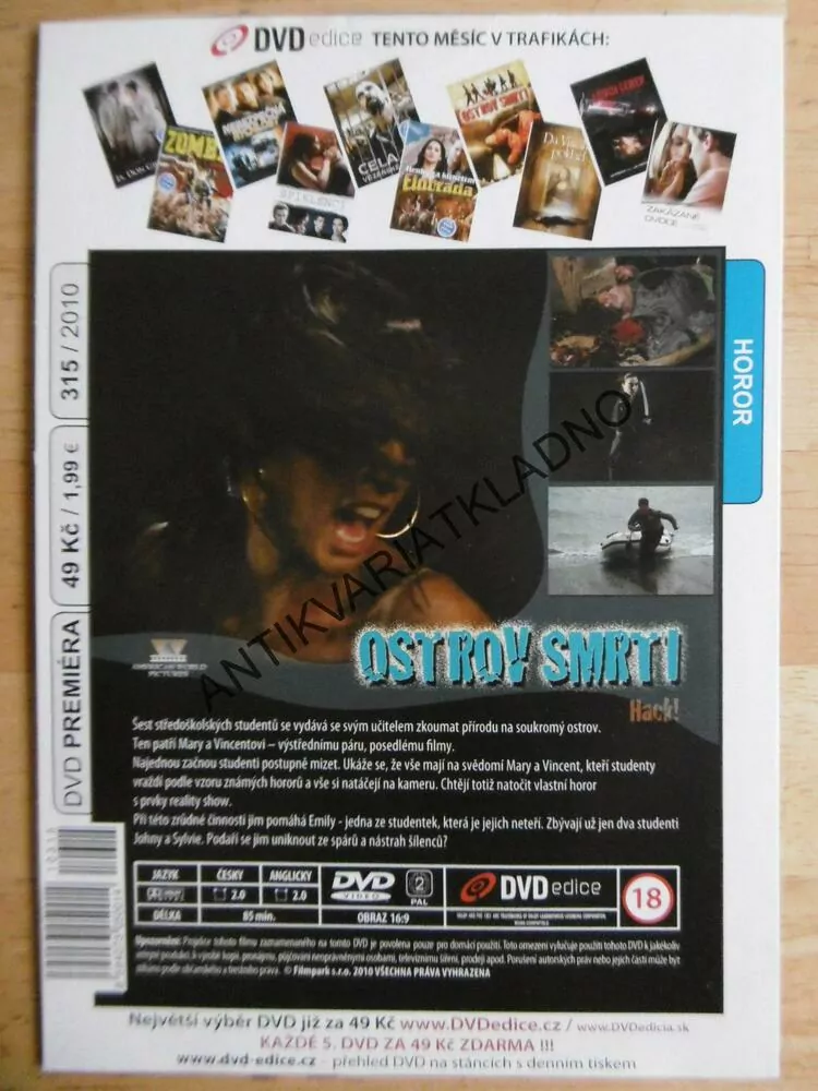 OSTROV SMRTI, DVD FILM