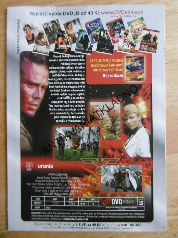 POD PALBOU, DVD FILM