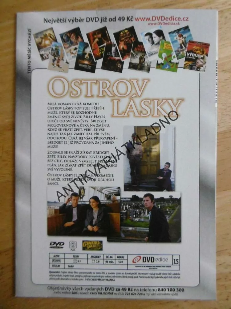 OSTROV LÁSKY, DVD FILM