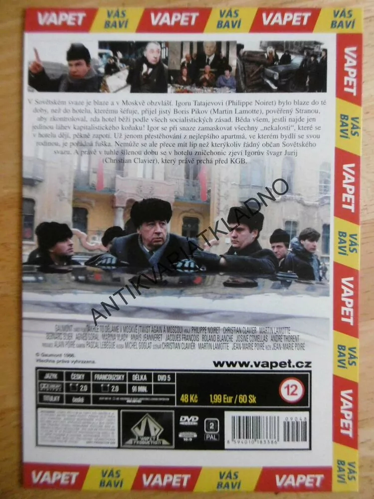 TAKHLE TO DĚLÁME V MOSKVĚ, DVD FILM