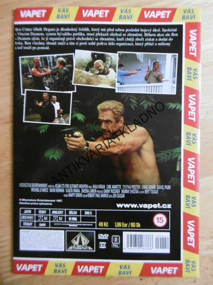VOJÁK CTI, HULK HOGAN, DVD FILM