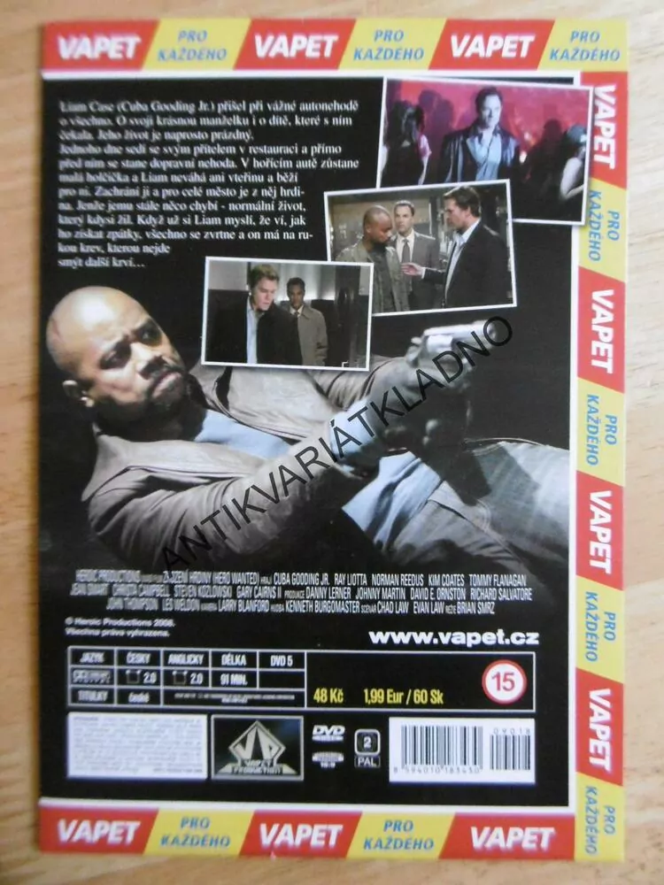 ZROZENÍ HRDINY, DVD FILM
