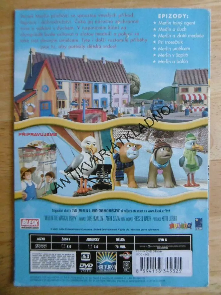 MERLIN A JEHO DOBRODRUŽSTVÍ, DVD FILM