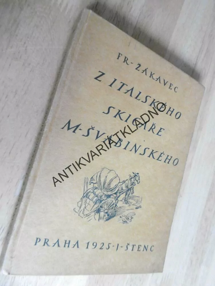 Z ITALSKÉHO SKICÁŘE MAXE ŠVABINSKÉHO, ŽÁKAVEC, 1925