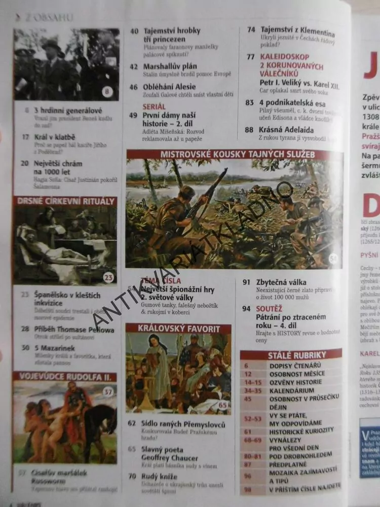 HISTORY REVUE 5/2013, ČASOPIS O HISTORII