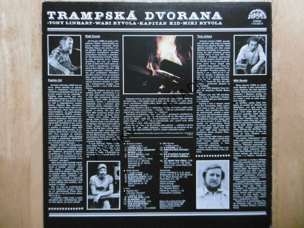 GRAMODESKA - TRAMPSKÁ DVORANA, RYVOLA, KAPITÁN KID, LINHART