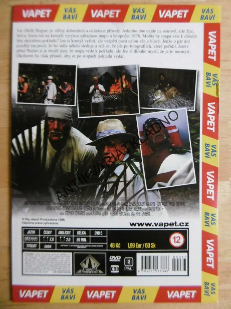 OSTROV POKLADŮ, DVD FILM