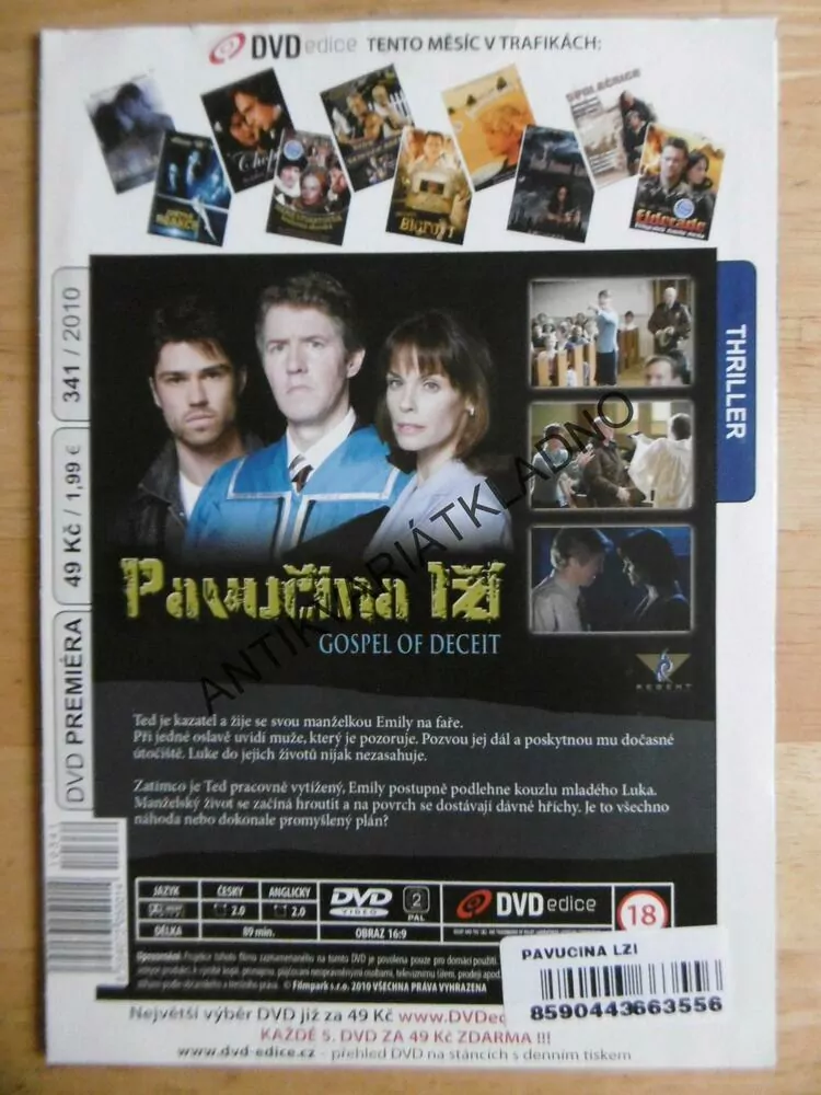 PAVUČINA LŽÍ, DVD FILM