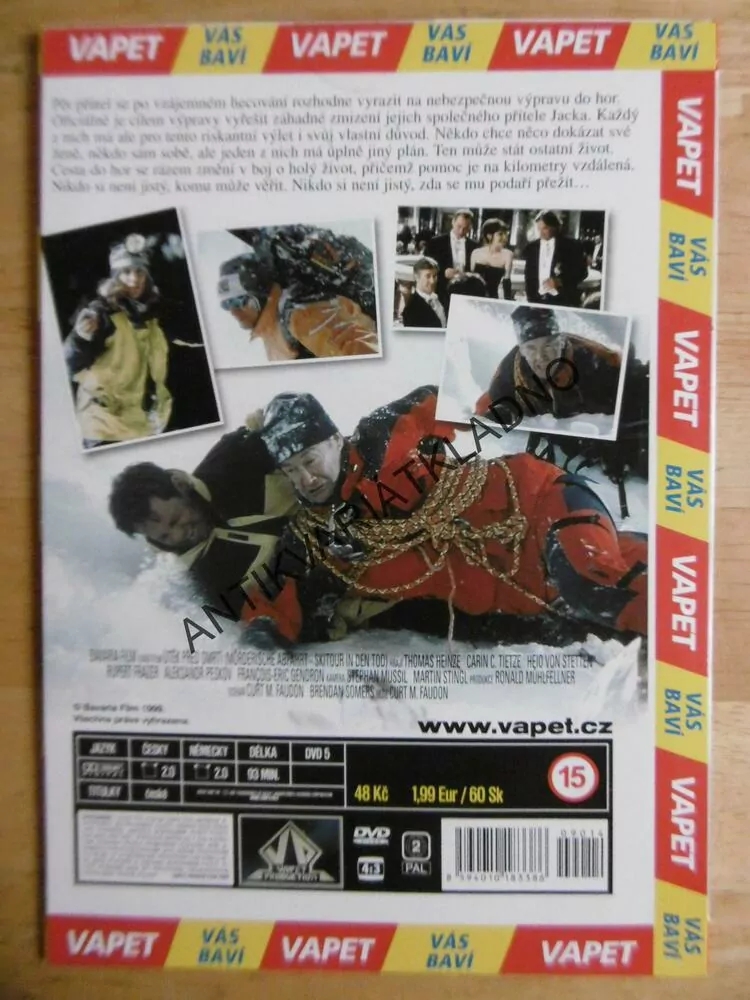 ÚTĚK PŘED SMRTÍ, DVD FILM