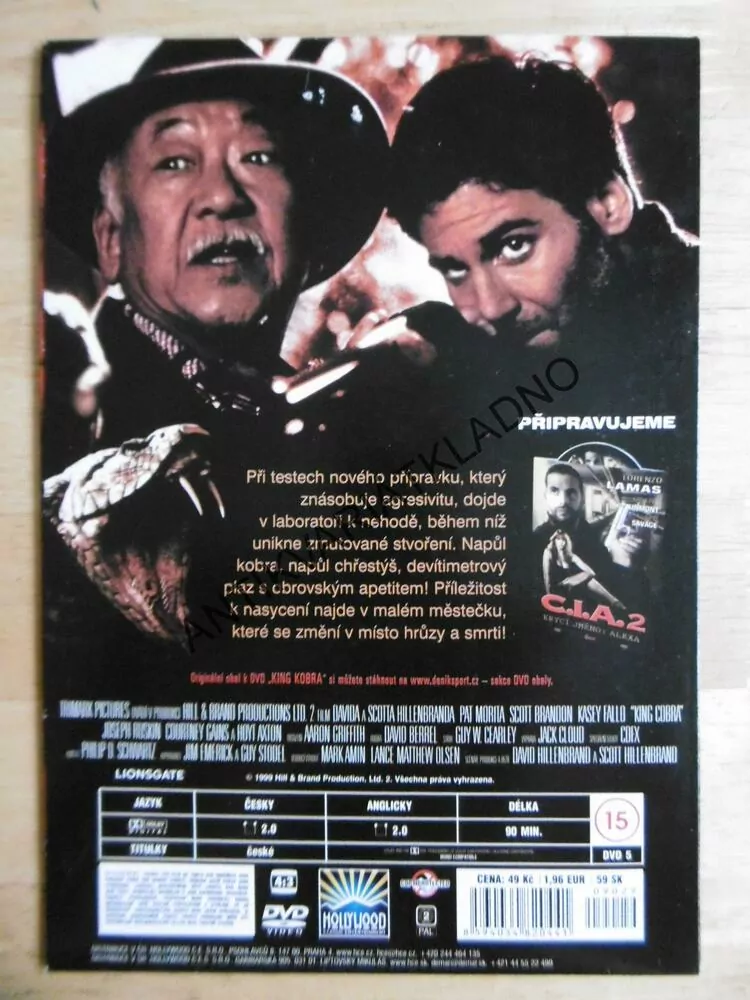 KING KOBRA, DVD FILM