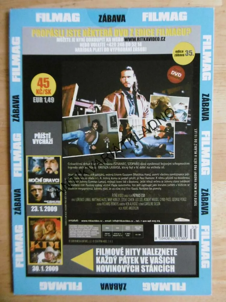PÁTRACÍ ESO, DVD FILM