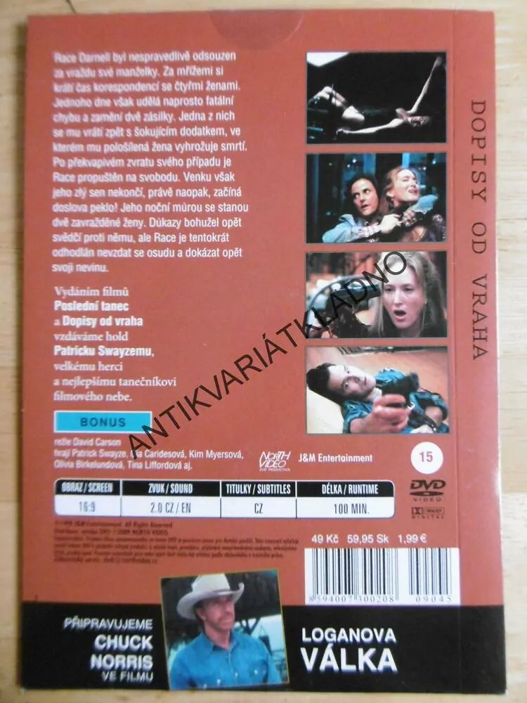 DOPISY OD VRAHA, DVD FILM