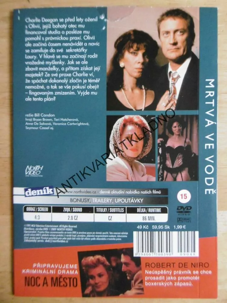 MRTVÁ VE VODĚ, DVD FILM