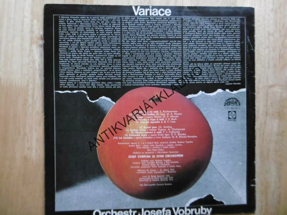 GRAMODESKA - VARIACE, ORCHESTR JOSEFA VOTRUBY