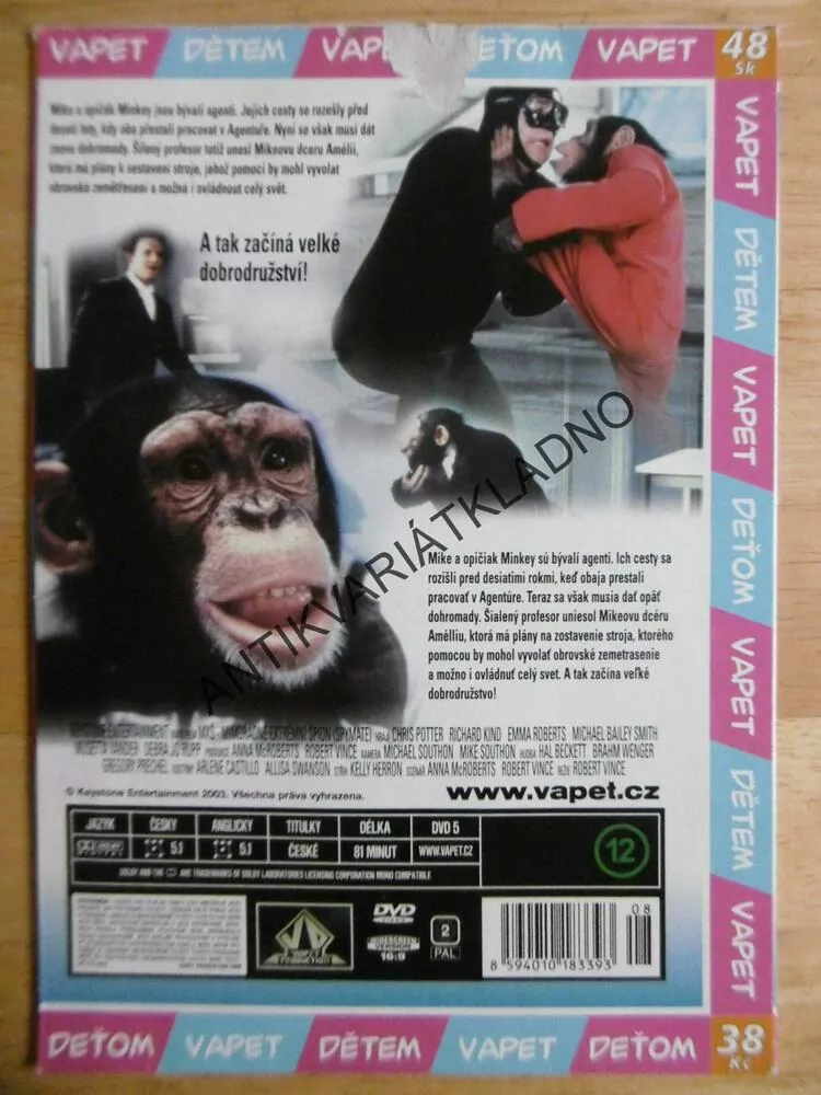 MXŠ - MIMOŘÁDNĚ EXTRÉMNÍ ŠPION, DVD FILM