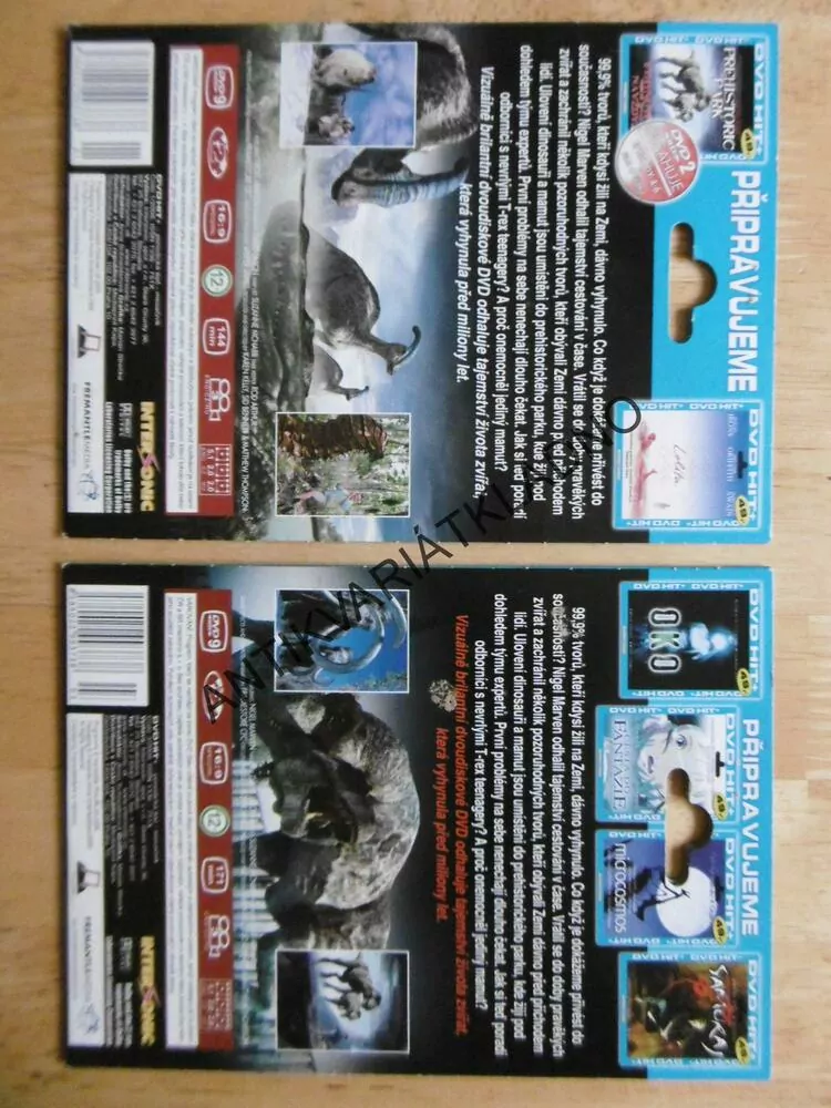 PREHISTORIC PARK, 2 X DVD FILM