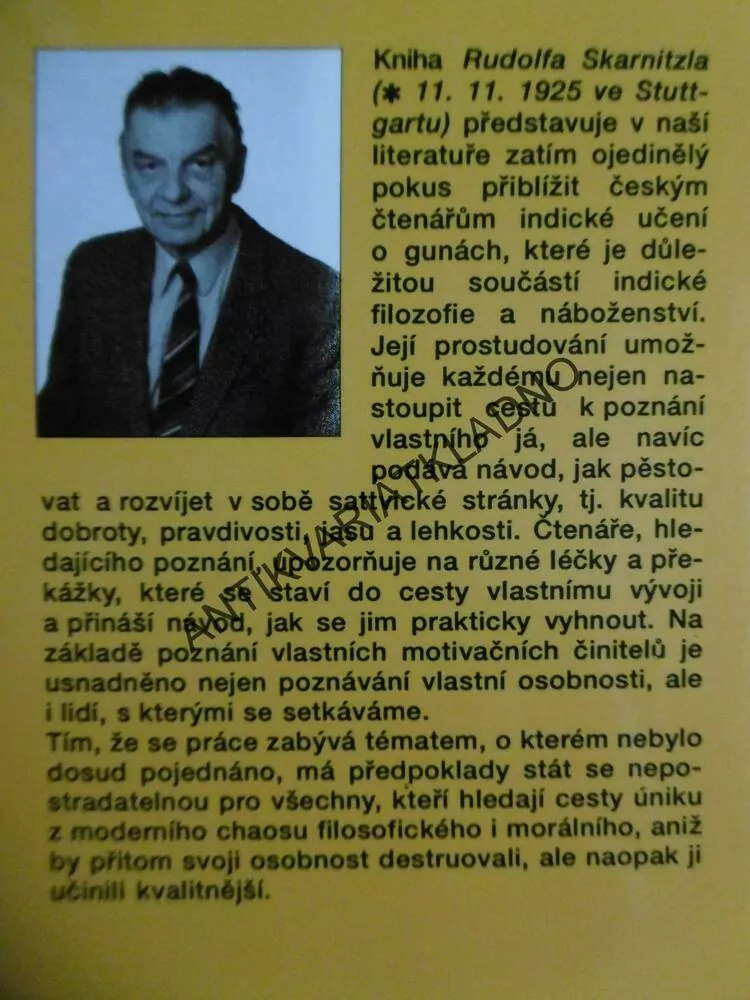 POZNÁVÁME SVÉ JÁ, RUDOLF SKARNITZL