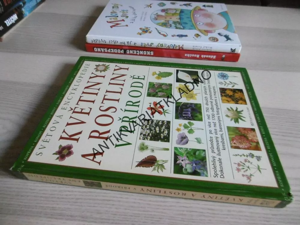 KVĚTINY A ROSTLINY V PŘÍRODĚ, SVĚTOVÁ ENCYKLOPEDIE, **an