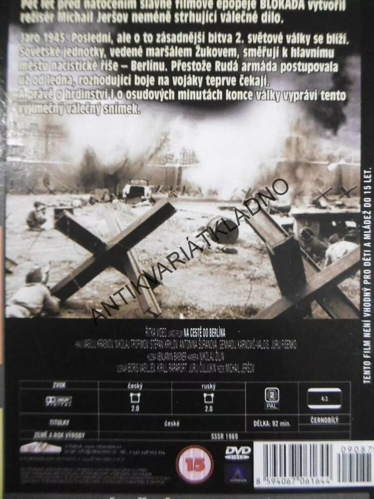 NA CESTĚ DO BERLÍNA, DVD FILM