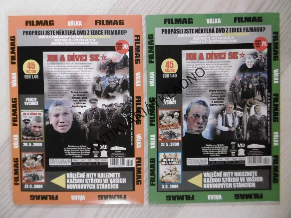 JDI A DÍVEJ SE, 1-2, 2 X DVD FILM
