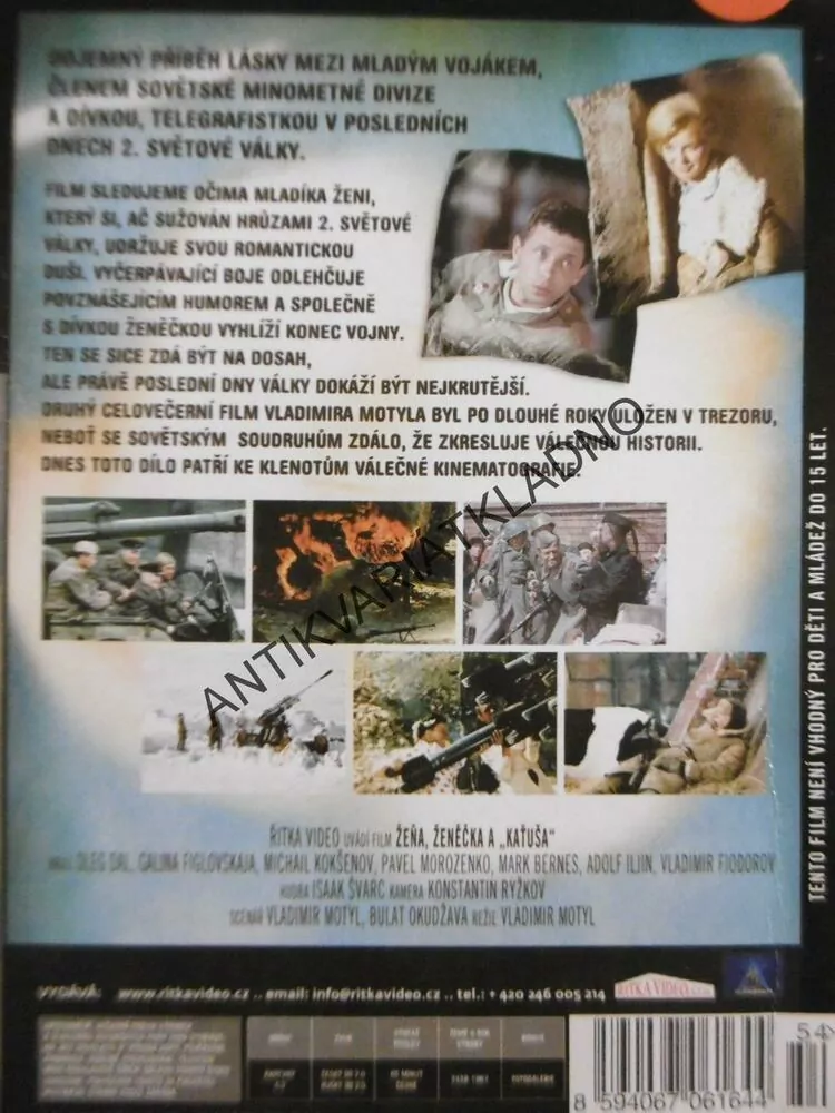 ŽEŇA, ŽENĚČKA A "KAŤUŠA", DVD FILM