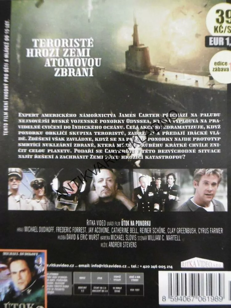 ÚTOK NA PONORKU, DVD FILM