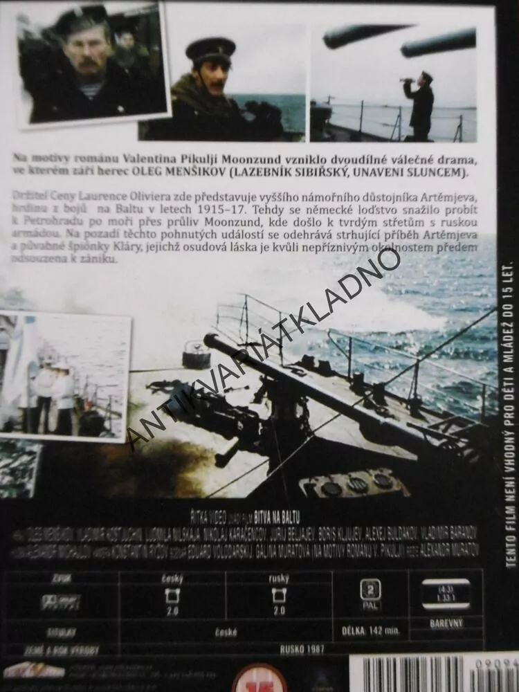 BITVA NA BALTU, DVD FILM