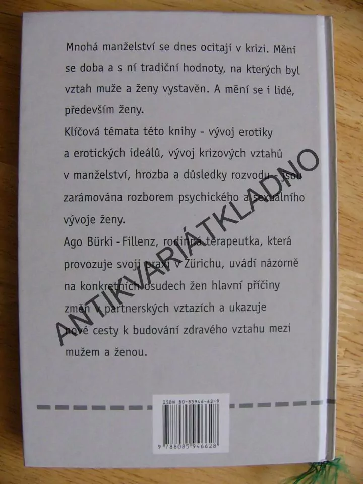 DNES UŽ JSEM JINÁ, INTIMNÍ OSUDY ŽEN,, BURKI-FILLENZ