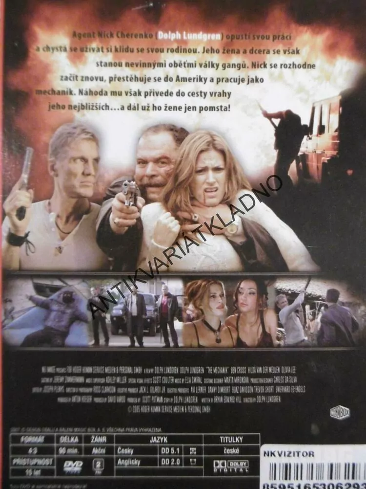 INKVIZITOR, DOLPH LUNDGREN, DVD FILM