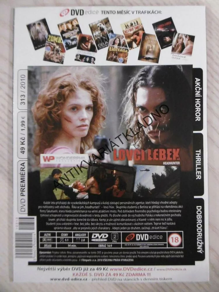 LOVCI LEBEK, DVD FILM 