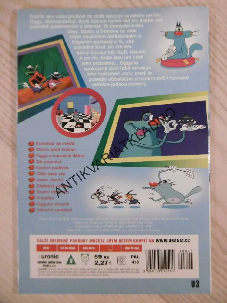 OGGY - VÁNOČNÍ SPECIÁL, DVD FILM