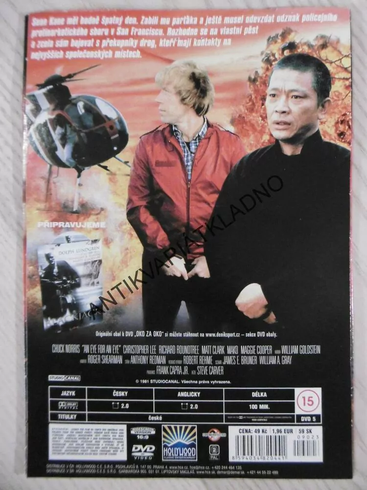 OKO ZA OKO, CHUCK NORRIS, DVD FILM
